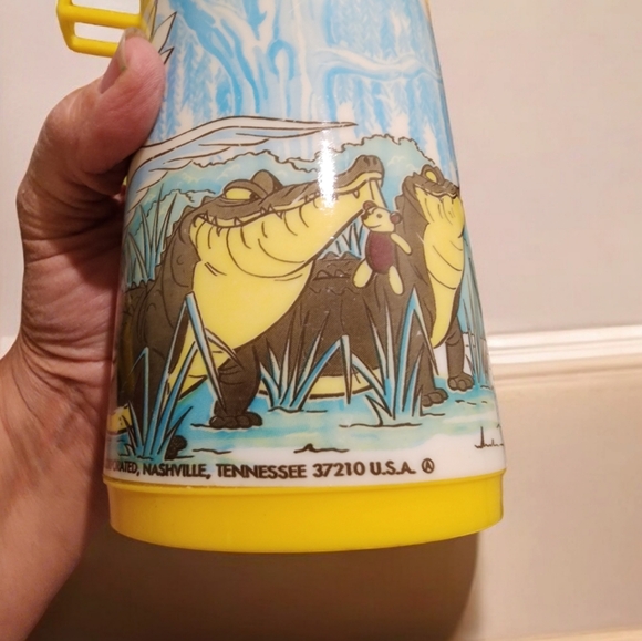 THE RESCUERS metal Disney LUNCH BOX & THERMOS vintage 1977 - Picture 14 of 16